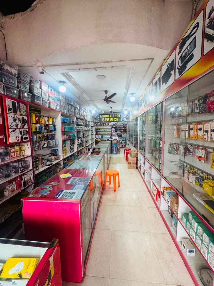 Inside Sangam Mobiles store